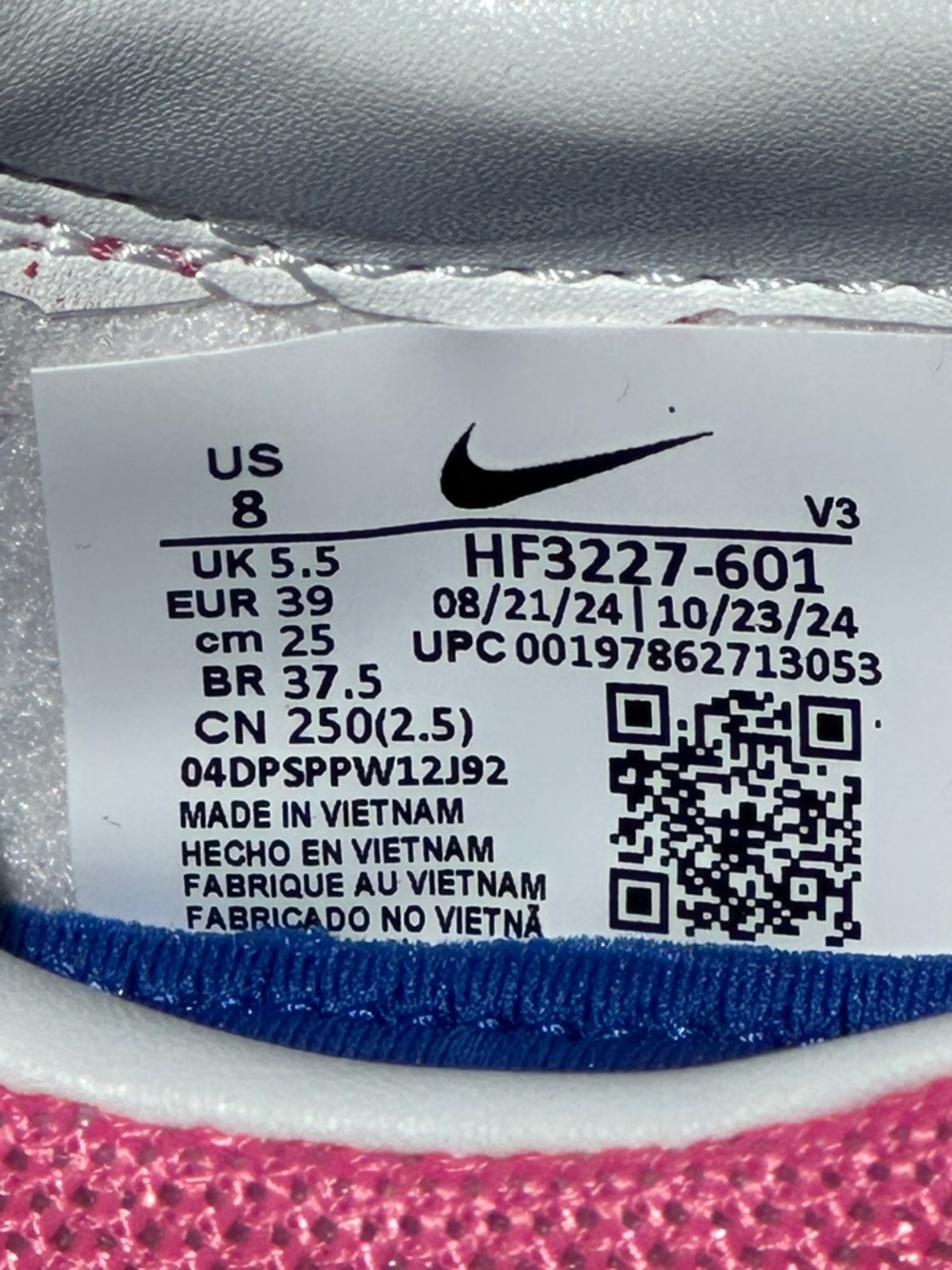 Nike LD-1000 Pink Lifestyle Casual Sneaker Womens 8,8.5 fits Youth 6.5Y | 7Y NEW - Picture 11 of 13